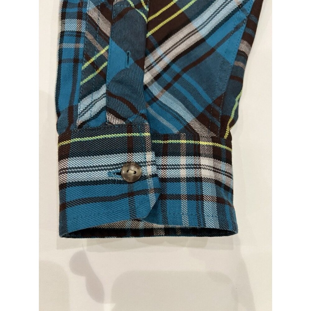 Oakley Light Flannel Plaid Button Front Long Sleeve Shirt - Men's Size XL - Picture 3 of 11